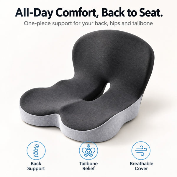 CloudSeat Ergonomic Back & Seat Cushion