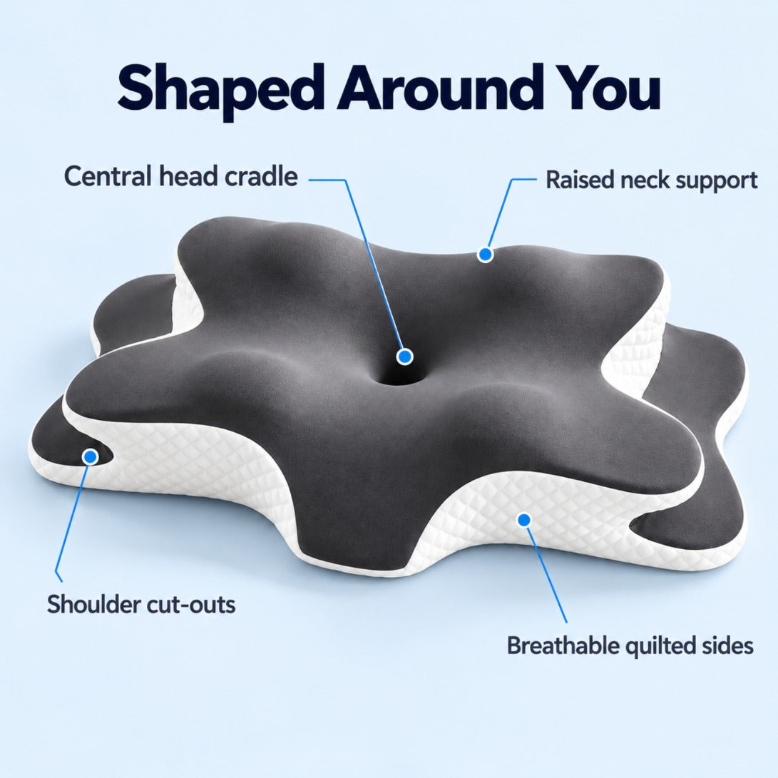 SideRest Contour Neck Pillow – features