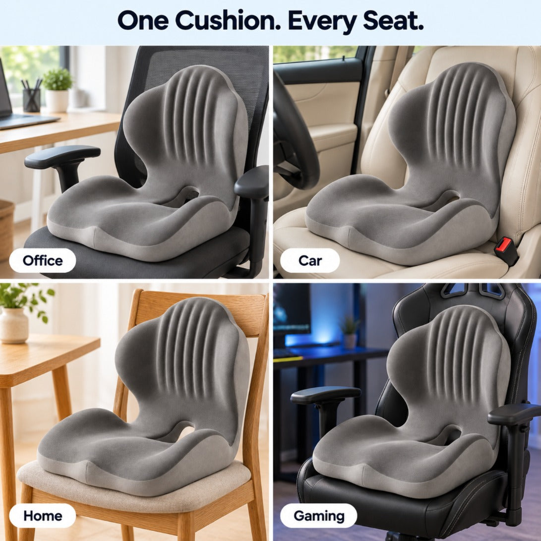 PostureCurve Ergonomic Seat Cushion – everywhere